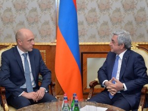 Armėnijos Prezidentas priėmė Lietuvos specialiųjų tyrimų tarnybos vadovą